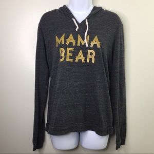 Momma Bear hooded sweatshirt - Large